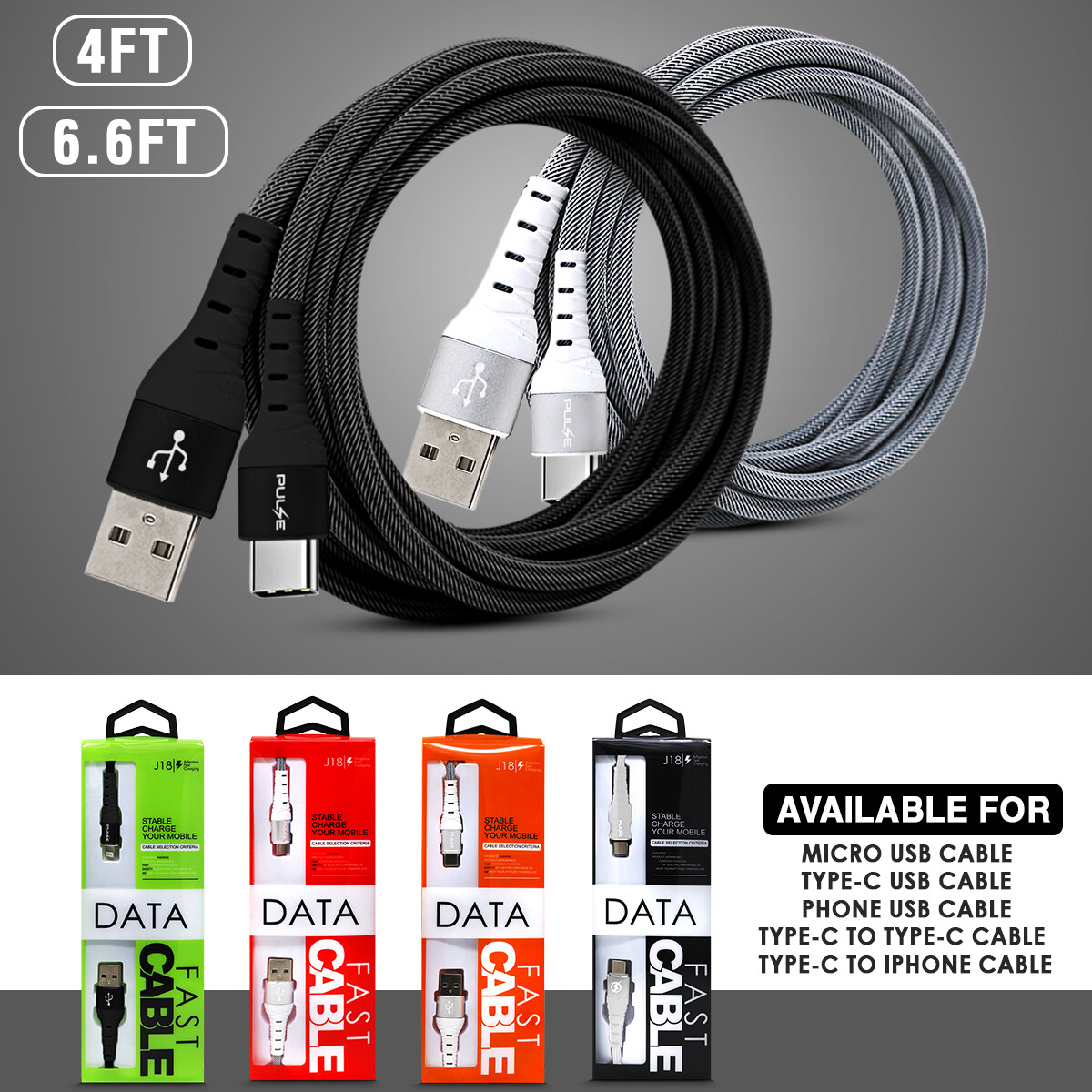 ROADKING® RK06236 ROADKING 6 HEAVY-DUTY LIGHTNING CHARGE AND SYNC CABLE SILVER ROADKING® RK06236 ROADKING 6 HEAVY-DUTY LIGHTNING CHARGE AND SYNC CABLE SILVER