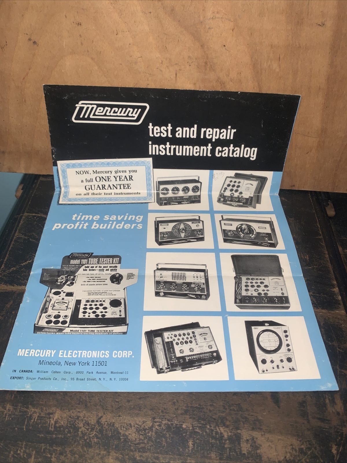Mercury Electronics Test & Repair Instrument Catalog. Original Copy Mercury Electronics Test & Repair Instrument Catalog. Original Copy