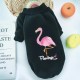Flamingo Design Pet Dog Clothes for French Bulldog Dog Jacket Clothes Puppy cat Flamingo Design Pet Dog Clothes for French Bulldog Dog Jacket Clothes Puppy cat