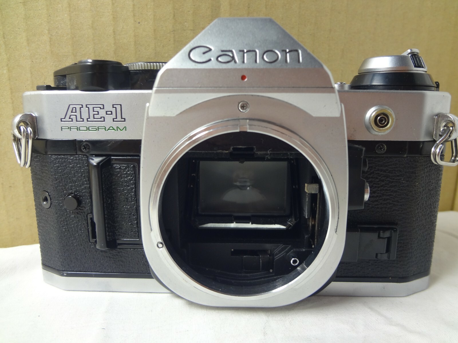 Canon AE-1 Program SLR camera w/manual light seal renewed from Japan Ex ++ 2979