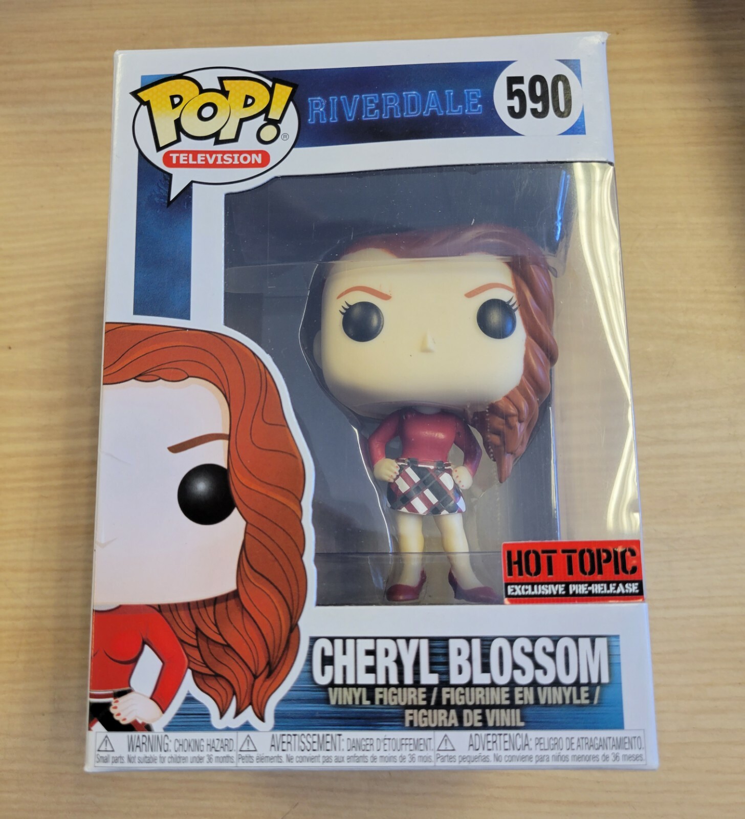 Funko POP! Television Riverdale Cheryl Blossom Hot Topic 590 Funko POP! Television Riverdale Cheryl Blossom Hot Topic 590
