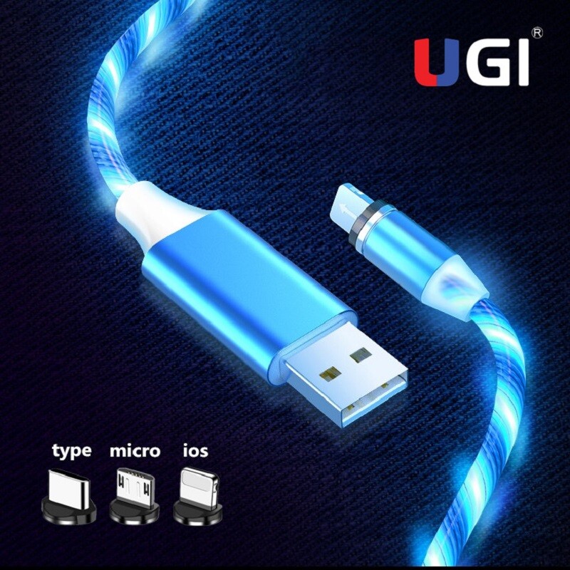LED Light Up Charge Cable USB C For iPhone 7s 8 11 Type-C Samsung Micro-USB 1-2M LED Light Up Charge Cable USB C For iPhone 7s 8 11 Type-C Samsung Micro-USB 1-2M