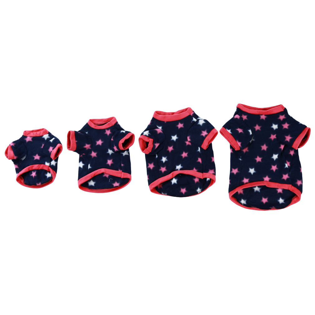 Outfit Stars Printed Pet Clothes Puppy Fleece Warm Outdoor Soft Pet Supplies SL Outfit Stars Printed Pet Clothes Puppy Fleece Warm Outdoor Soft Pet Supplies SL