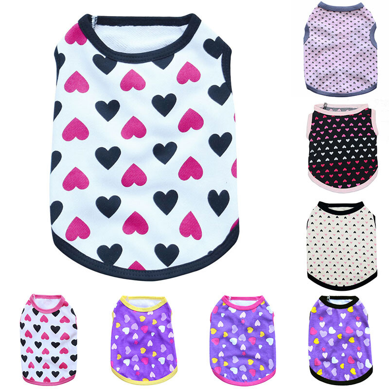 Summer Pet Cute Clothes Vest Puppy Dog Cat Cute T Shirt Cotton Coat Costumes Summer Pet Cute Clothes Vest Puppy Dog Cat Cute T Shirt Cotton Coat Costumes