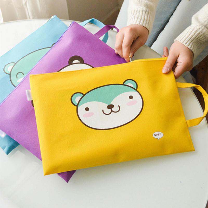 A4 Canvas Folder File Document Bag Briefcase Office Accessories School Supply HC A4 Canvas Folder File Document Bag Briefcase Office Accessories School Supply HC