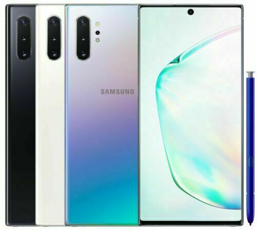Samsung Galaxy Note10+ Plus SM-N975U1 – 256GB White Black Glow (Unlocked) A Samsung Galaxy Note10+ Plus SM-N975U1 – 256GB White Black Glow (Unlocked) A
