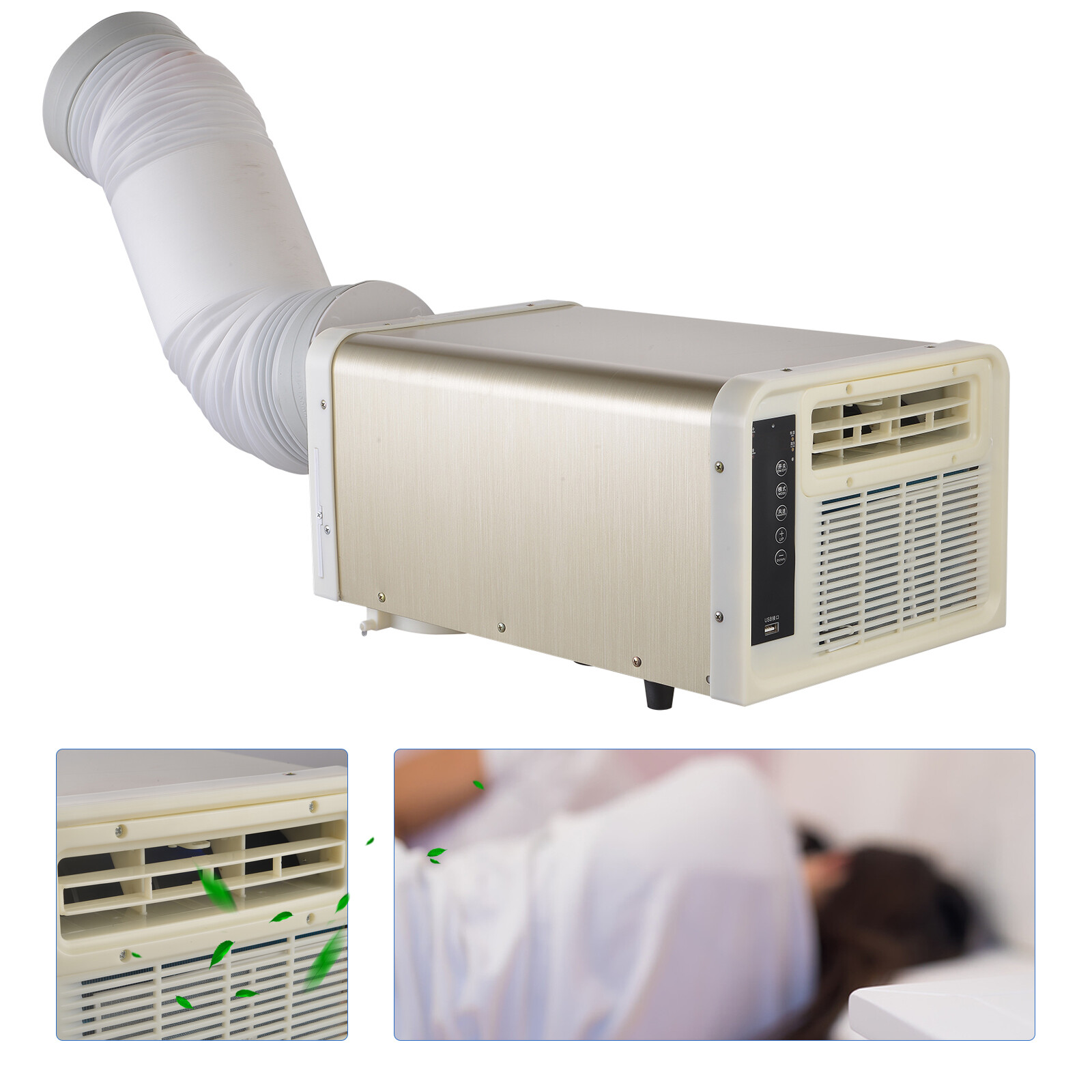 Portable Air Conditioner Cooling Heating Mobile Fan Cooler Remote 950W Summer Portable Air Conditioner Cooling Heating Mobile Fan Cooler Remote 950W Summer