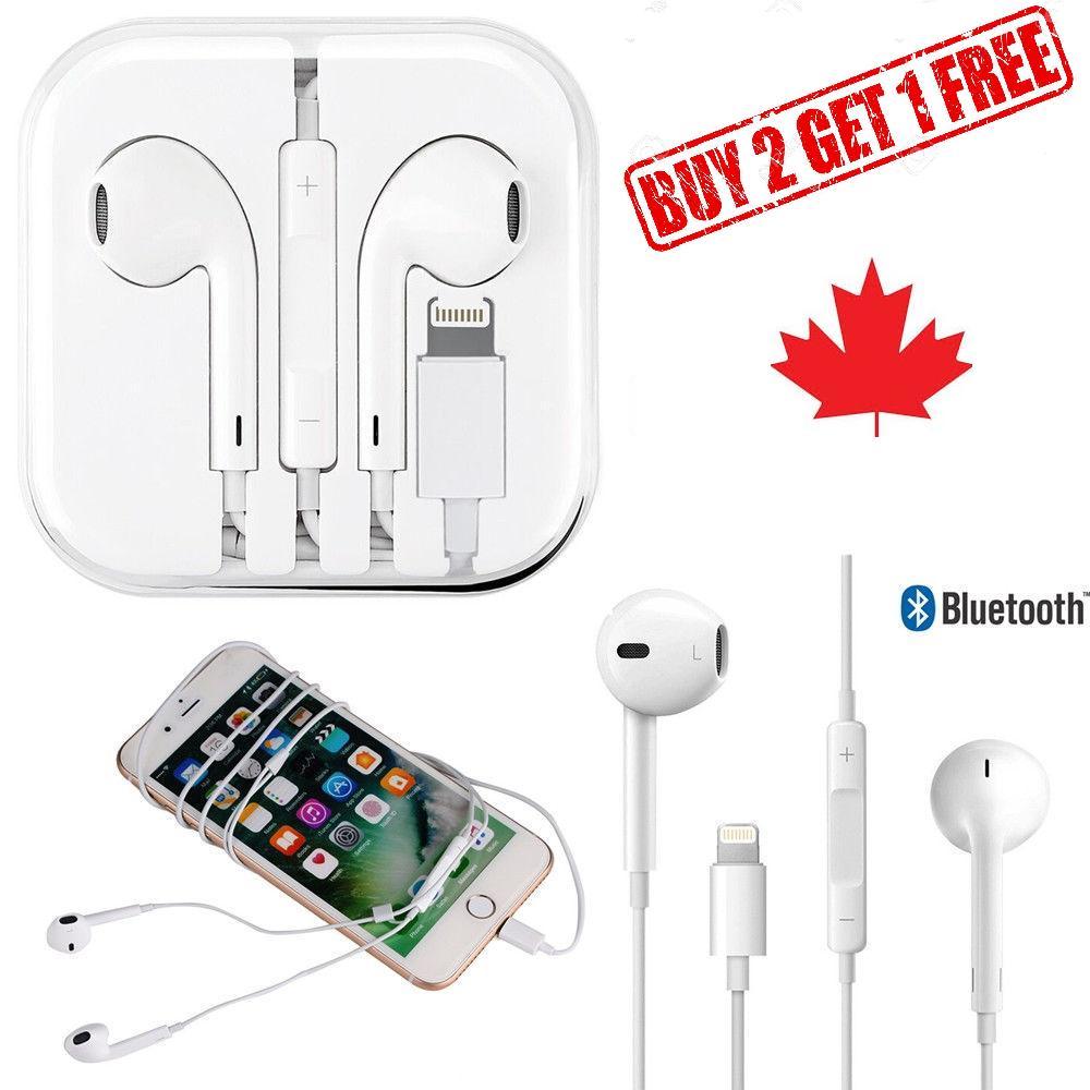 Earphones Earbuds for Apple iPhone 7, 8, X Xs Xr 11 pro Max 12 Mic and volume Earphones Earbuds for Apple iPhone 7, 8, X Xs Xr 11 pro Max 12 Mic and volume