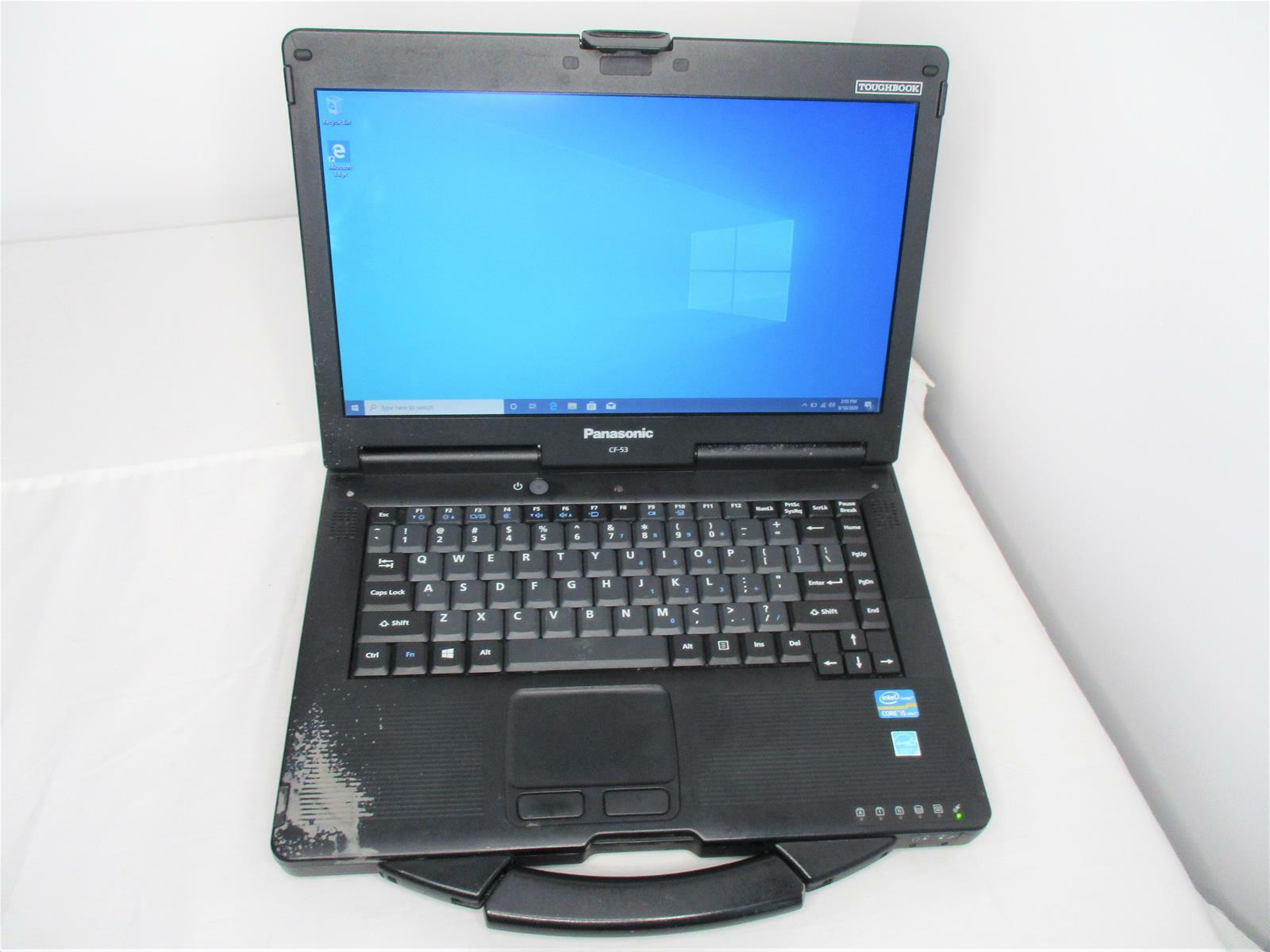 Panasonic ToughBook CF-53 MK3 Laptop 14″ i5-3340m 2.7Ghz 8GB 500GB BAD DVD-READ Panasonic ToughBook CF-53 MK3 Laptop 14″ i5-3340m 2.7Ghz 8GB 500GB BAD DVD-READ