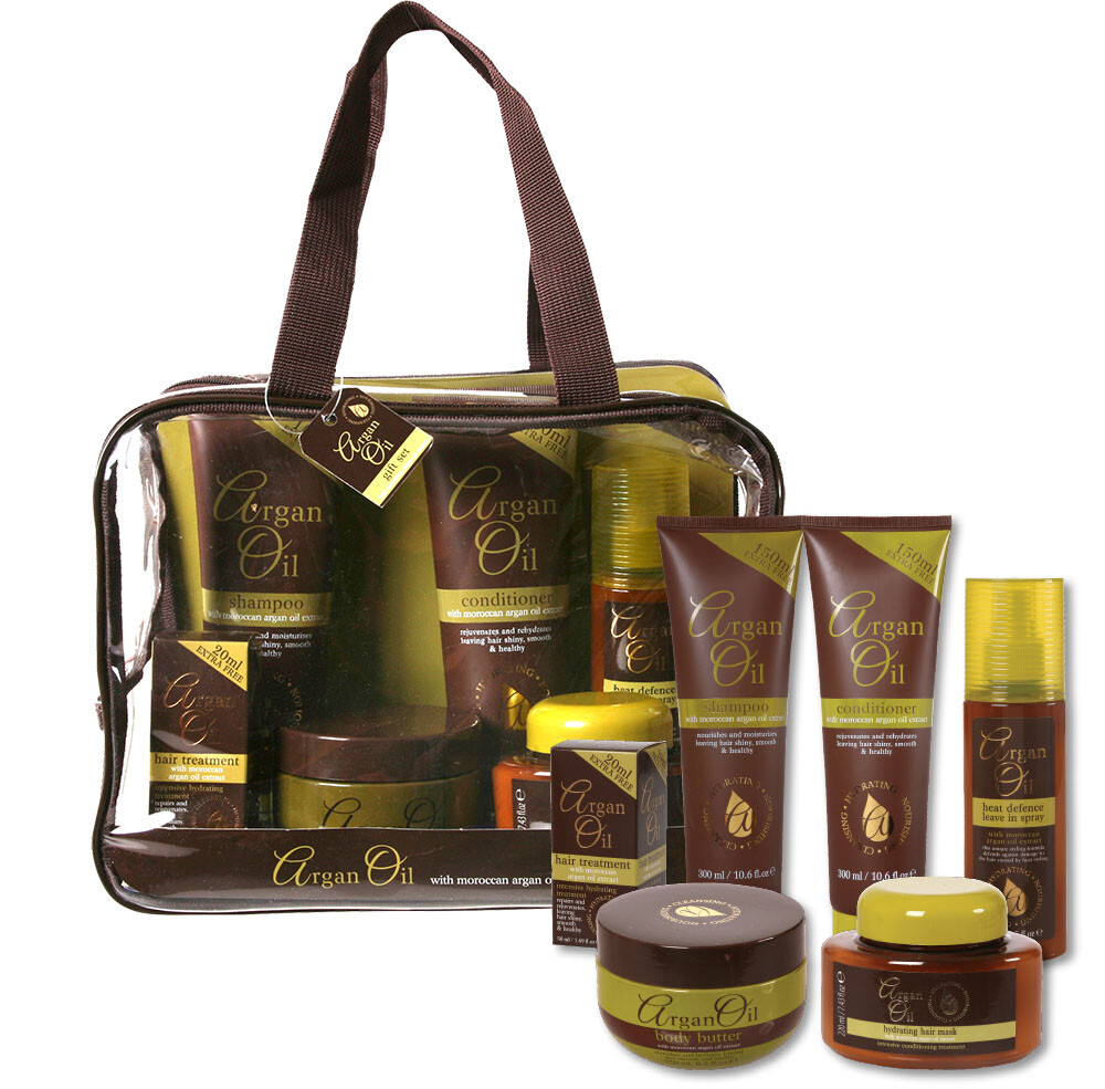 argan oil moroccan – 6 piece hair care gift set argan oil moroccan – 6 piece hair care gift set