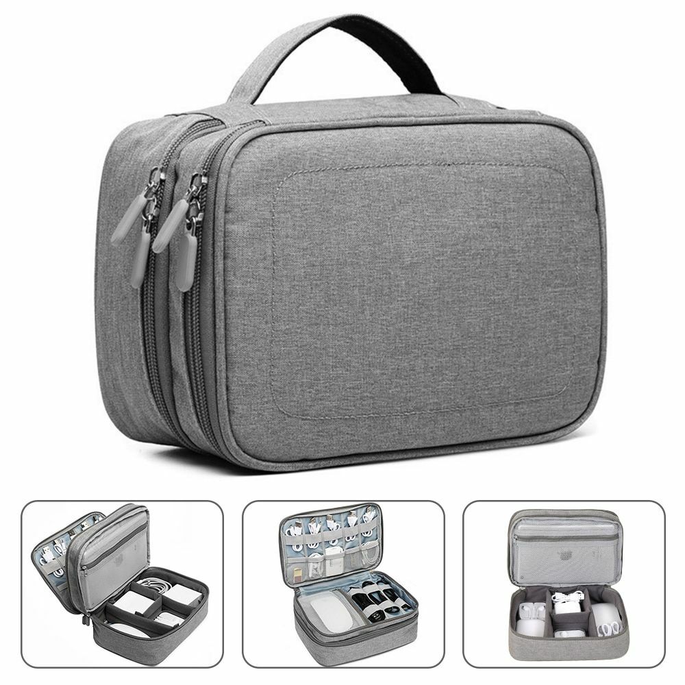 Electronic Accessories Organizer Laptop Handbag Computer Case Cables Storage Bag Electronic Accessories Organizer Laptop Handbag Computer Case Cables Storage Bag