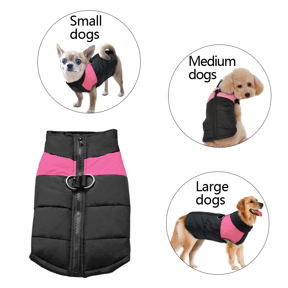 Pink Girl Dog Coat Apparel Waterproof Windproof Pet Clothing Jacket Bulldog Pug Pink Girl Dog Coat Apparel Waterproof Windproof Pet Clothing Jacket Bulldog Pug