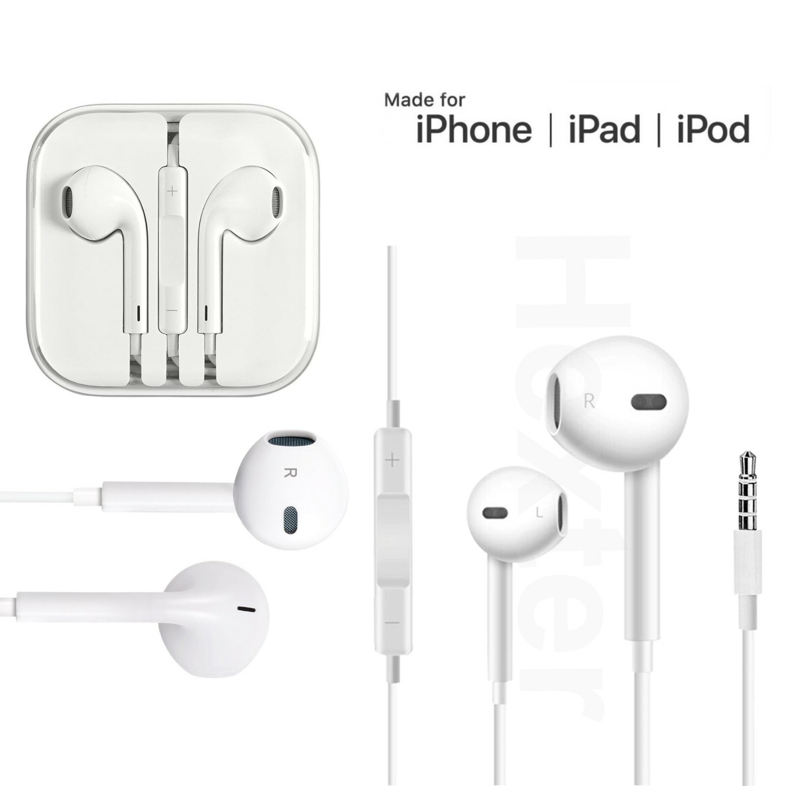 Earphones for Apple iPhone 6 6s Plus 5s iPad Headphones Handsfree With Mic 3.5MM Earphones for Apple iPhone 6 6s Plus 5s iPad Headphones Handsfree With Mic 3.5MM
