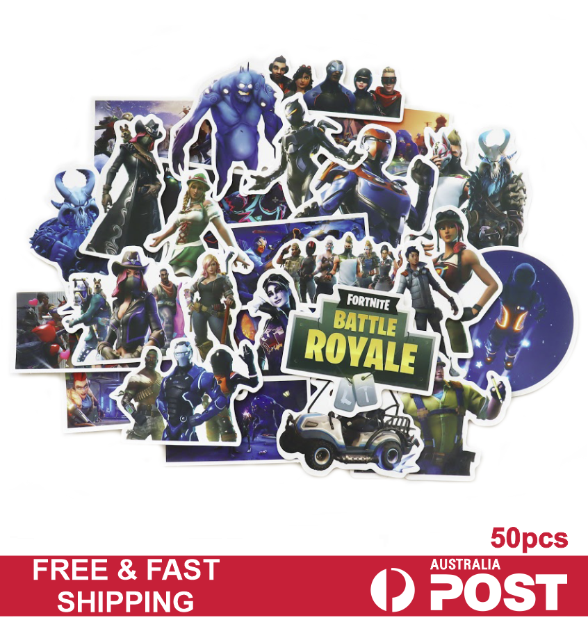 50pcs Fortnite Stickers Battle Game Decal Vinyl Laptop Skateboard Luggage Phone 50pcs Fortnite Stickers Battle Game Decal Vinyl Laptop Skateboard Luggage Phone