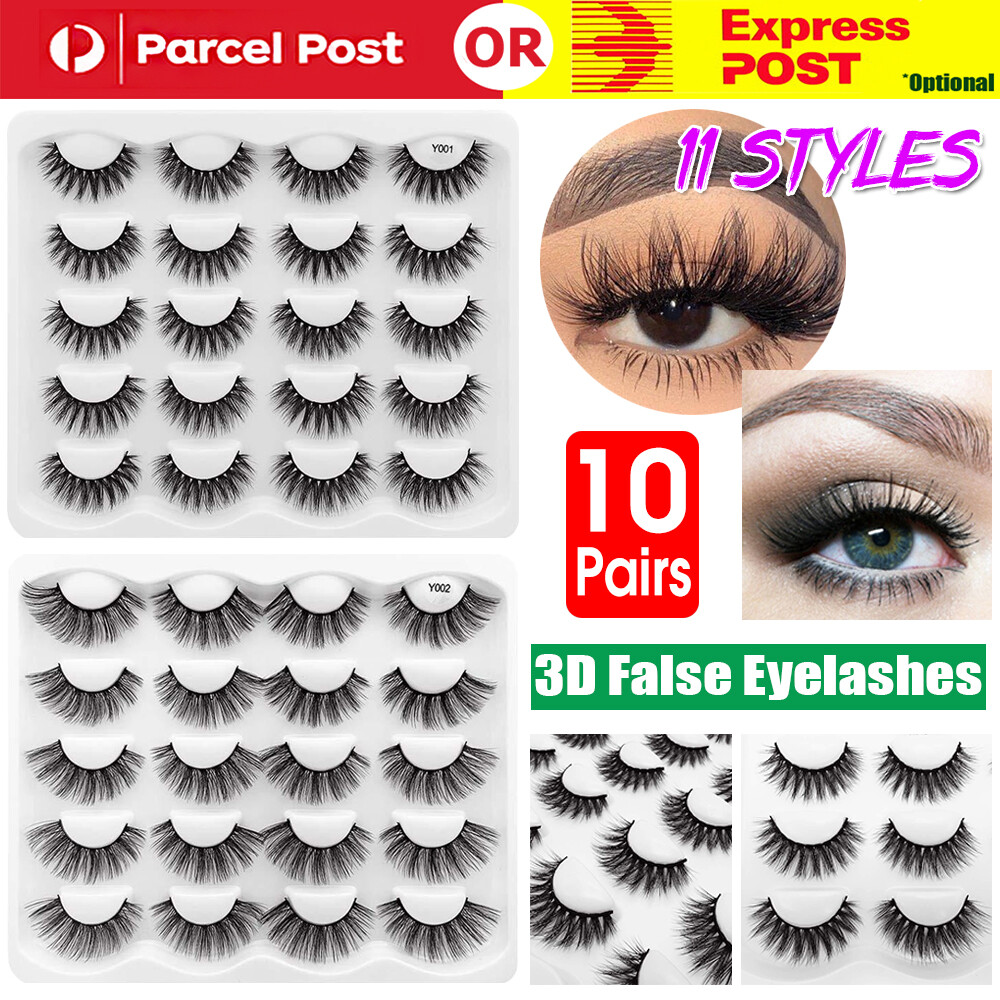 10Pair 11Style 3D Mink Natural Thick False Eyelashes Eye Lashes Makeup Extension 10Pair 11Style 3D Mink Natural Thick False Eyelashes Eye Lashes Makeup Extension