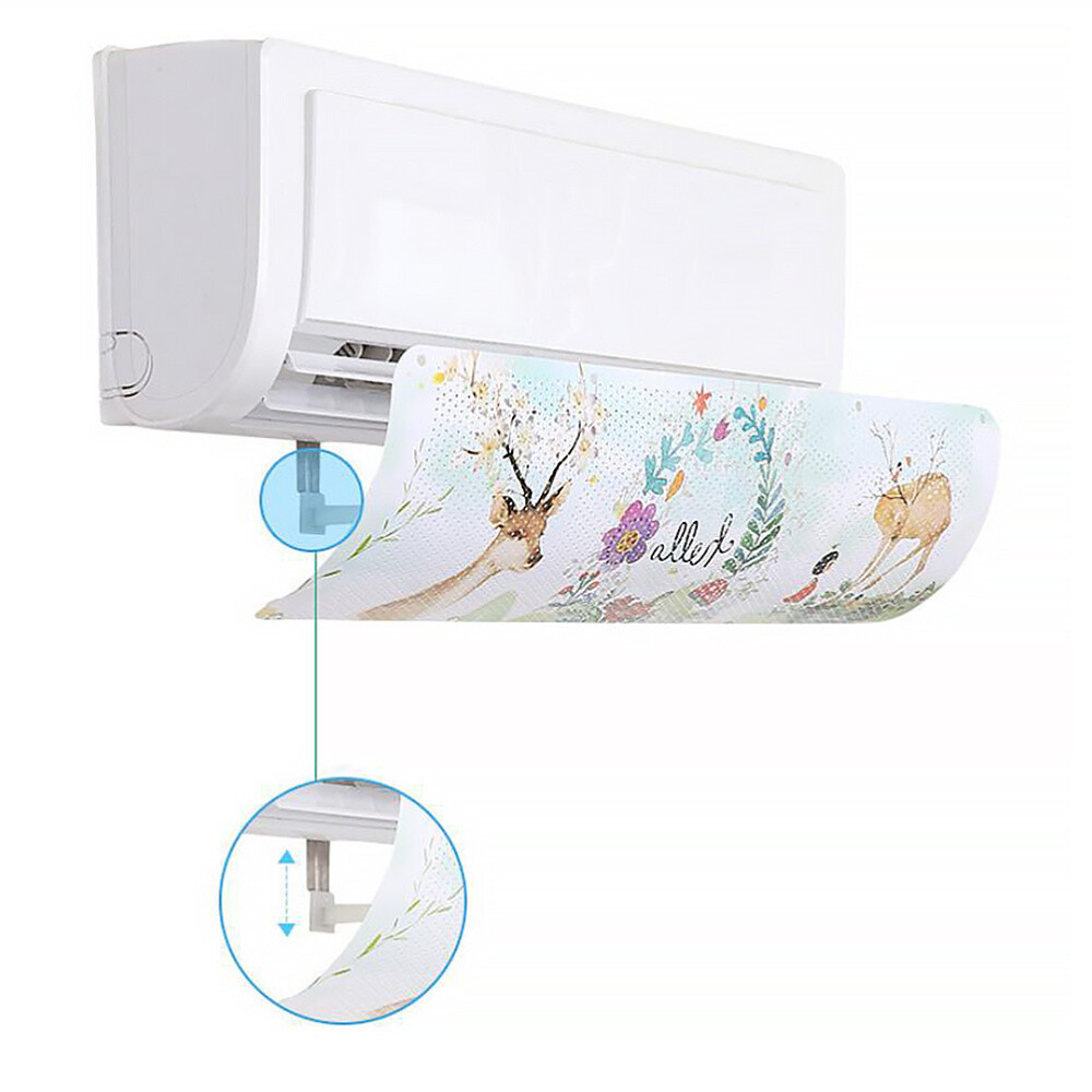 Air Conditioner Windshield Cover Baffle Deflector Anti Derict Wind Blow 90x25cm Air Conditioner Windshield Cover Baffle Deflector Anti Derict Wind Blow 90x25cm