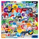 100PCS Programming Code Vinyl Stickers Graffiti Decals Luggage Skateboard Laptop 100PCS Programming Code Vinyl Stickers Graffiti Decals Luggage Skateboard Laptop