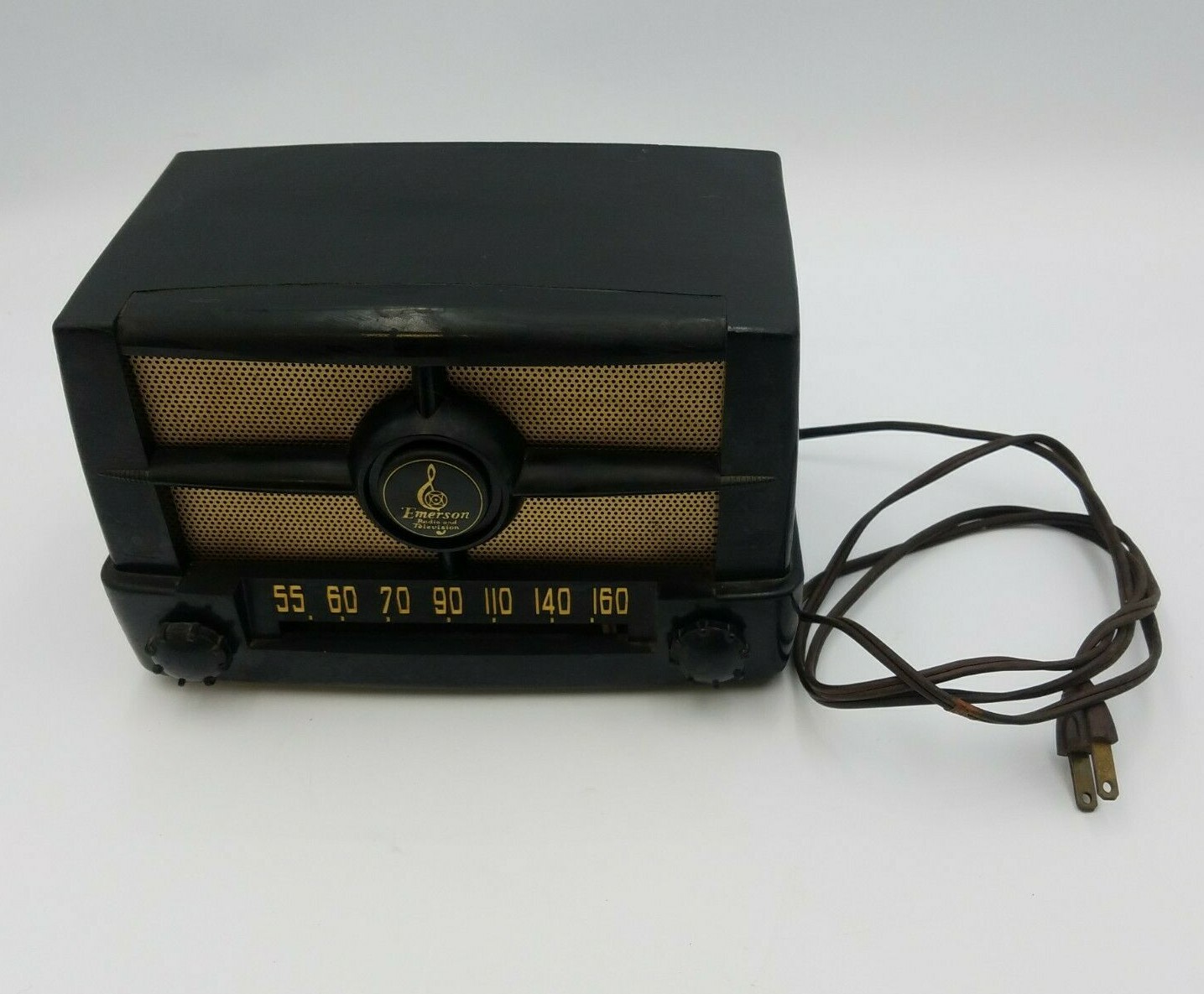 Emerson 700 023 FH-PC Tube Radio Stereo Black Refurb Project Vintage Electronics Emerson 700 023 FH-PC Tube Radio Stereo Black Refurb Project Vintage Electronics
