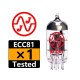 1PC Brand New JJ Tesla Electronics ECC81 Vacuum Tube Tested 12AT7 Valve Tube 1PC Brand New JJ Tesla Electronics ECC81 Vacuum Tube Tested 12AT7 Valve Tube