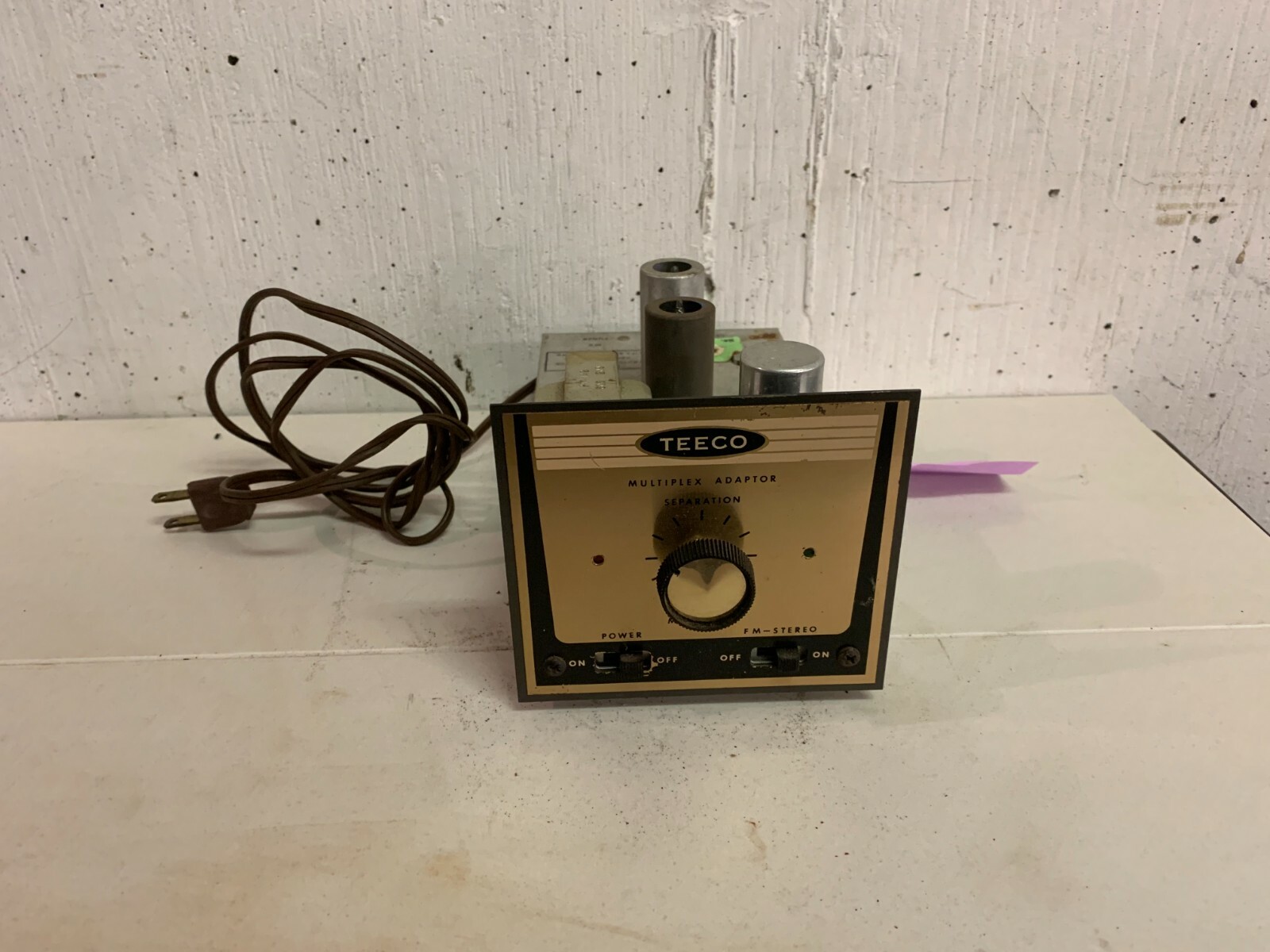 Vintage Rare Trutone Electronics Teeco Model 285 Tube Multiplex Adapter Stereo Vintage Rare Trutone Electronics Teeco Model 285 Tube Multiplex Adapter Stereo