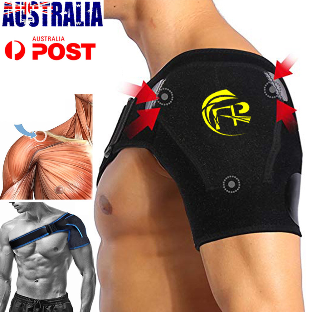 Adjustable Shoulder Support Brace Compression Strap Patch Gym Sports Left/Right Adjustable Shoulder Support Brace Compression Strap Patch Gym Sports Left/Right