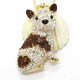 New Cute Brown Bulldog Dog Puppy Crystal Pendant Jewelry Fashion Chain Necklace New Cute Brown Bulldog Dog Puppy Crystal Pendant Jewelry Fashion Chain Necklace