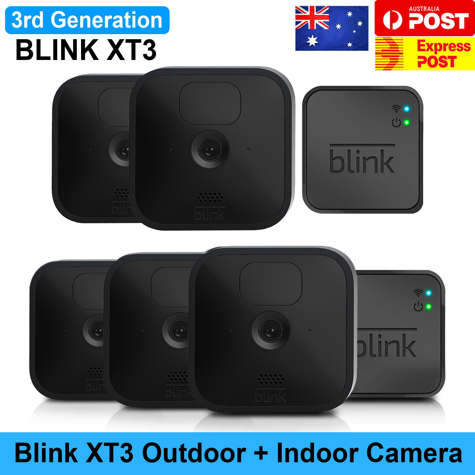 NEW Blink XT3 home wireless security camera outdoor weather Resistant Battery