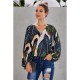 Casual Womens Floral Pullover O Neck Fashion Solid Long Sleeve Jumper Blouse New Casual Womens Floral Pullover O Neck Fashion Solid Long Sleeve Jumper Blouse New
