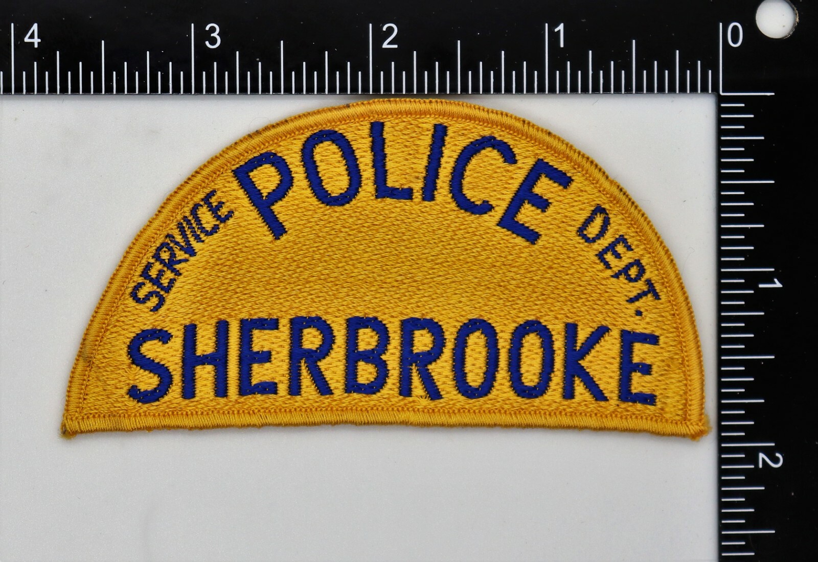SHERBROOKE CANADA POLICE SERVICE DEPARTMENT PATCH Vintage Original SHERBROOKE CANADA POLICE SERVICE DEPARTMENT PATCH Vintage Original