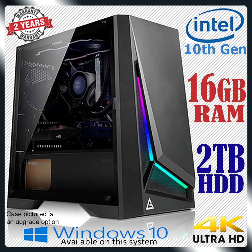 Intel 10th Gen Computer 16GB RAM 2TB Home Office & Gaming Desktop PC Core i7 upg Intel 10th Gen Computer 16GB RAM 2TB Home Office & Gaming Desktop PC Core i7 upg