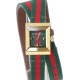 GUCCI G frame YA128527 Quartz Green Red Dial Ladies Watch 90108107 GUCCI G frame YA128527 Quartz Green Red Dial Ladies Watch 90108107