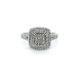 9ct WHITE GOLD DIAMOND RING VALUED @ 00 9ct WHITE GOLD DIAMOND RING VALUED @ 00