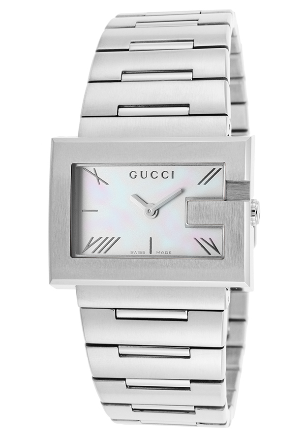 Gucci Womens Mother of Pearl Dial Stainless Steel Bracelet Quartz Watch YA100506 Gucci Womens Mother of Pearl Dial Stainless Steel Bracelet Quartz Watch YA100506