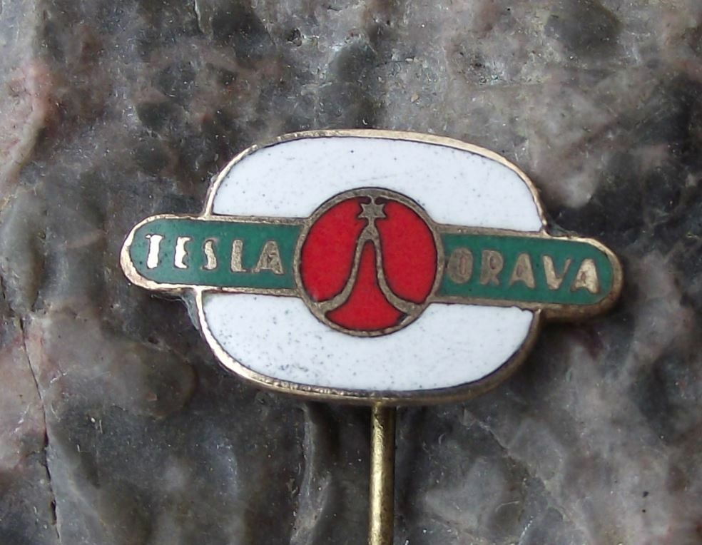 Vintage Tesla Electronics Orava Early Television Cathode Ray Tube CRT Pin Badge Vintage Tesla Electronics Orava Early Television Cathode Ray Tube CRT Pin Badge