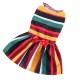 Summer Rainbow Striped Dog Clothing Pet Dog Skirt Costume Pet Supplies – Size XS Summer Rainbow Striped Dog Clothing Pet Dog Skirt Costume Pet Supplies – Size XS