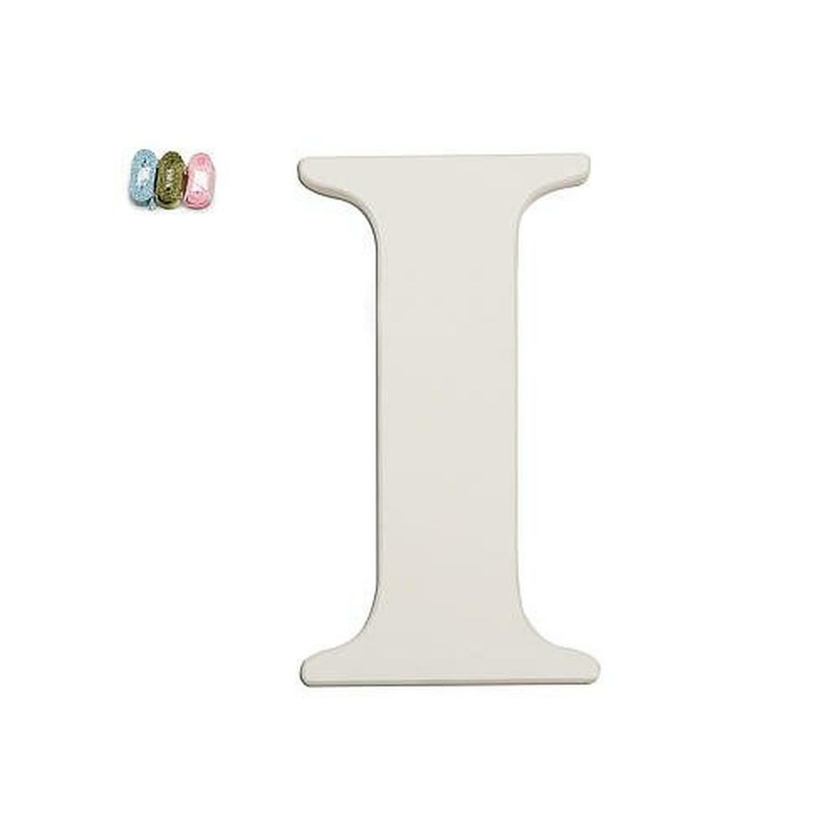 Babies”R”Us I White Wooden Personalizable Letter Wall Decor 7.5 Inch 8423