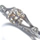 Brown Diamond Ring 0.693ct 0.10ct Pt900 Platinum Brown Diamond Ring 0.693ct 0.10ct Pt900 Platinum
