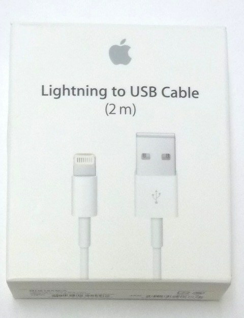 Apple MD819AM/A 2 Meter long Lightning to USB Cable Apple MD819AM/A 2 Meter long Lightning to USB Cable