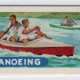 Sports and Games 1954. Canoeing Sports and Games 1954. Canoeing