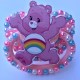 Cheer Care Bear Adult Deco Pacifier Soother Dummy With Organza Drawstring Bag Cheer Care Bear Adult Deco Pacifier Soother Dummy With Organza Drawstring Bag