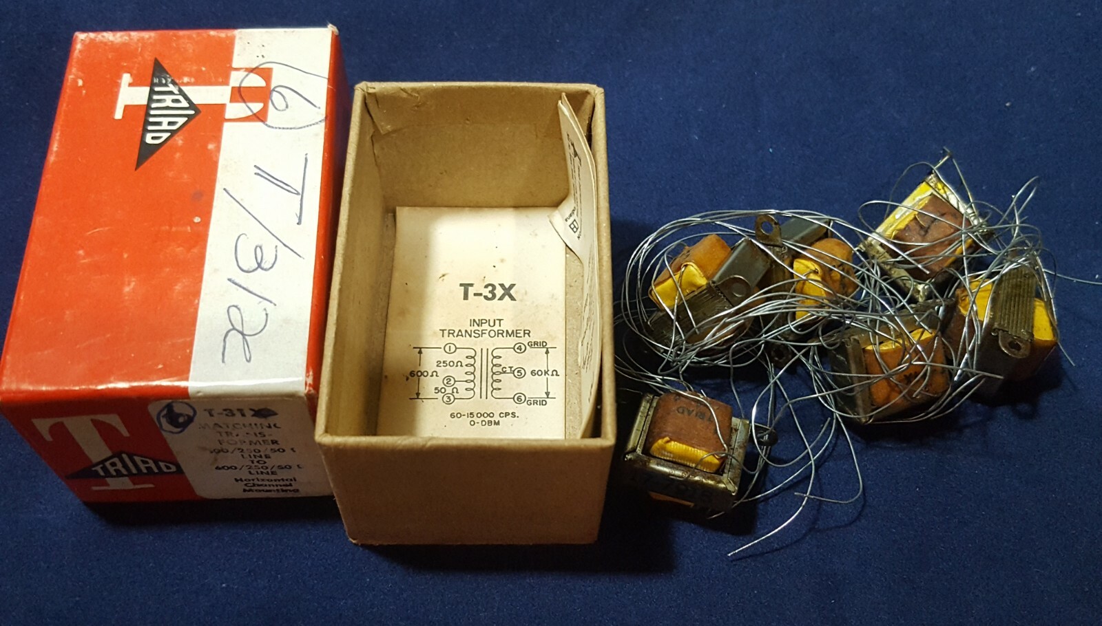 3 UND TRIAD T-3X AUDIO TRANSFORMER HAM RADIO CB POLICE COMMUNI ELECTRONICS 3 UND TRIAD T-3X AUDIO TRANSFORMER HAM RADIO CB POLICE COMMUNI ELECTRONICS