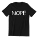 NOPE Men Cotton Tshirt Top Fashion Blogger Funny humor T-shirt NOPE Men Cotton Tshirt Top Fashion Blogger Funny humor T-shirt