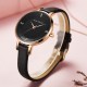 MINI FOCUS ladies watches diamond waterproof black quartz calfskin strap MINI FOCUS ladies watches diamond waterproof black quartz calfskin strap