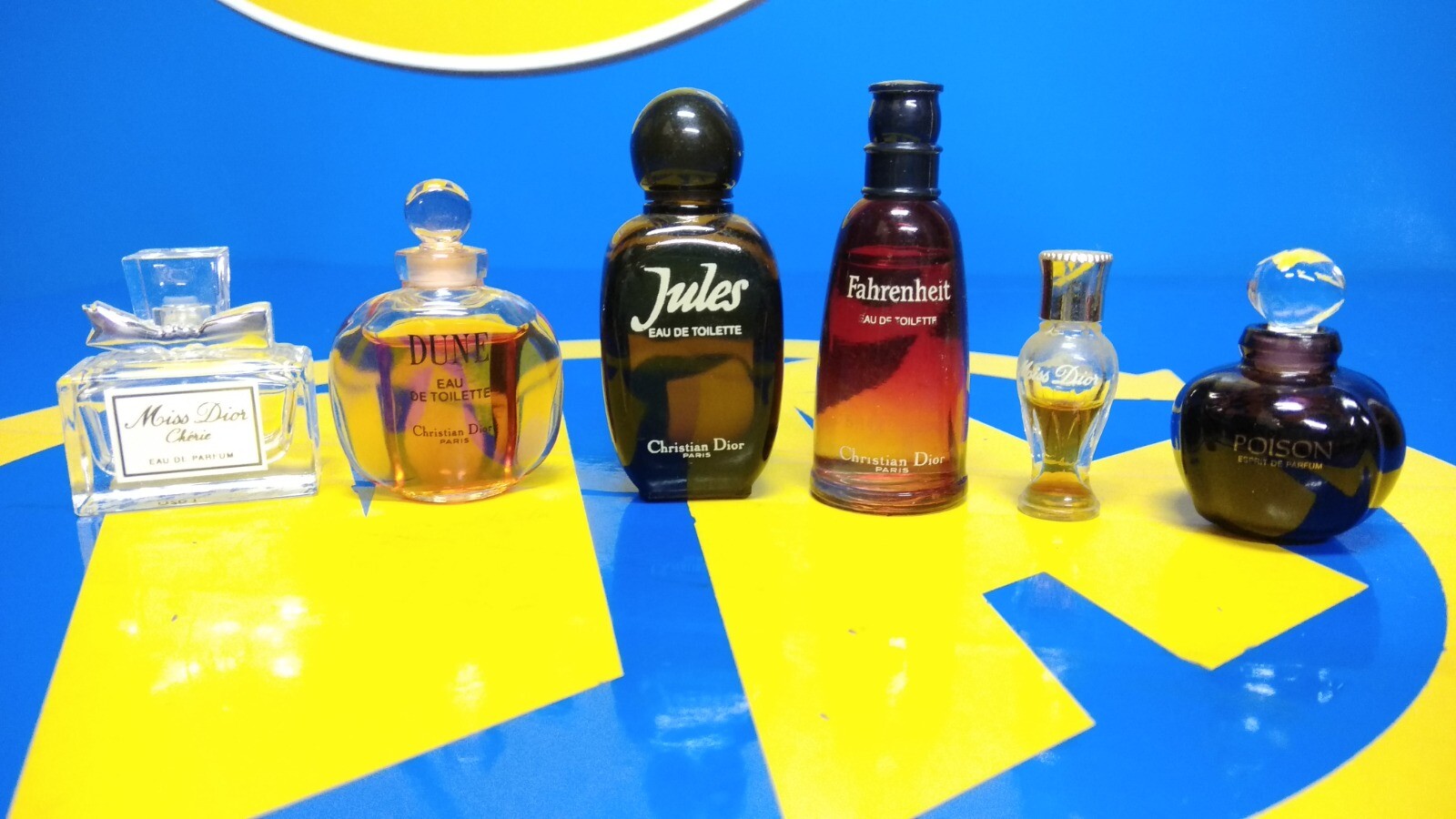 Collectables -mini Perfumes Lot 6 Mini Perfumes Christian Dior-Nuevos