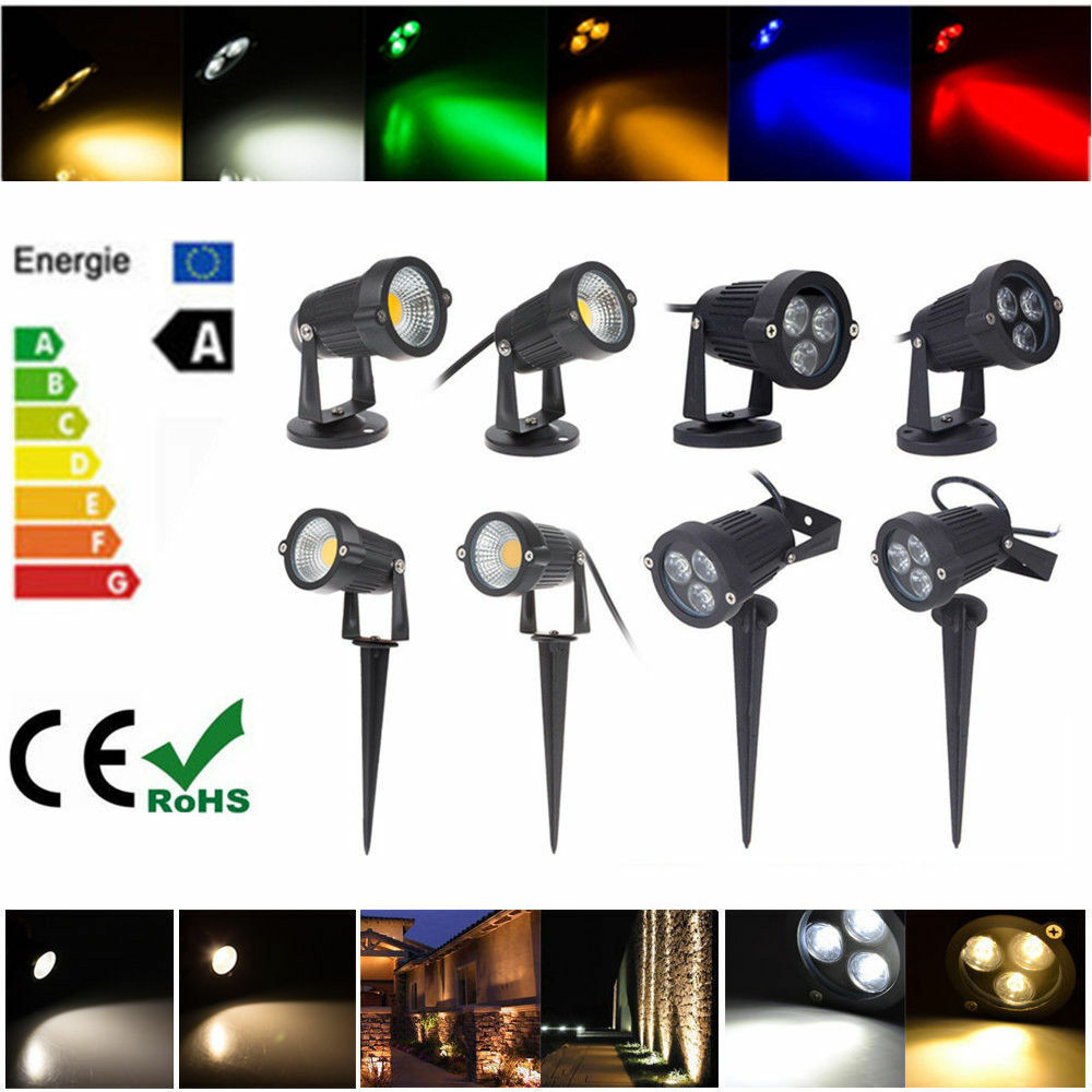 Outdoor 3W 6W 9W COB LED Landscape Garden Yard Path Flood Spot Light Lighting Outdoor 3W 6W 9W COB LED Landscape Garden Yard Path Flood Spot Light Lighting