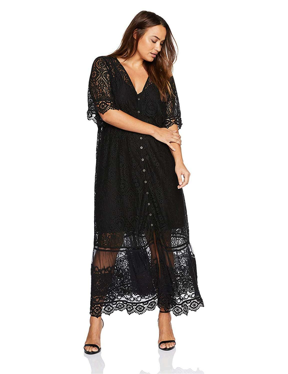 City Chic Women’s Apparel Women’s Plus Size Dress Spring Day,, Black, Size Small City Chic Women’s Apparel Women’s Plus Size Dress Spring Day,, Black, Size Small