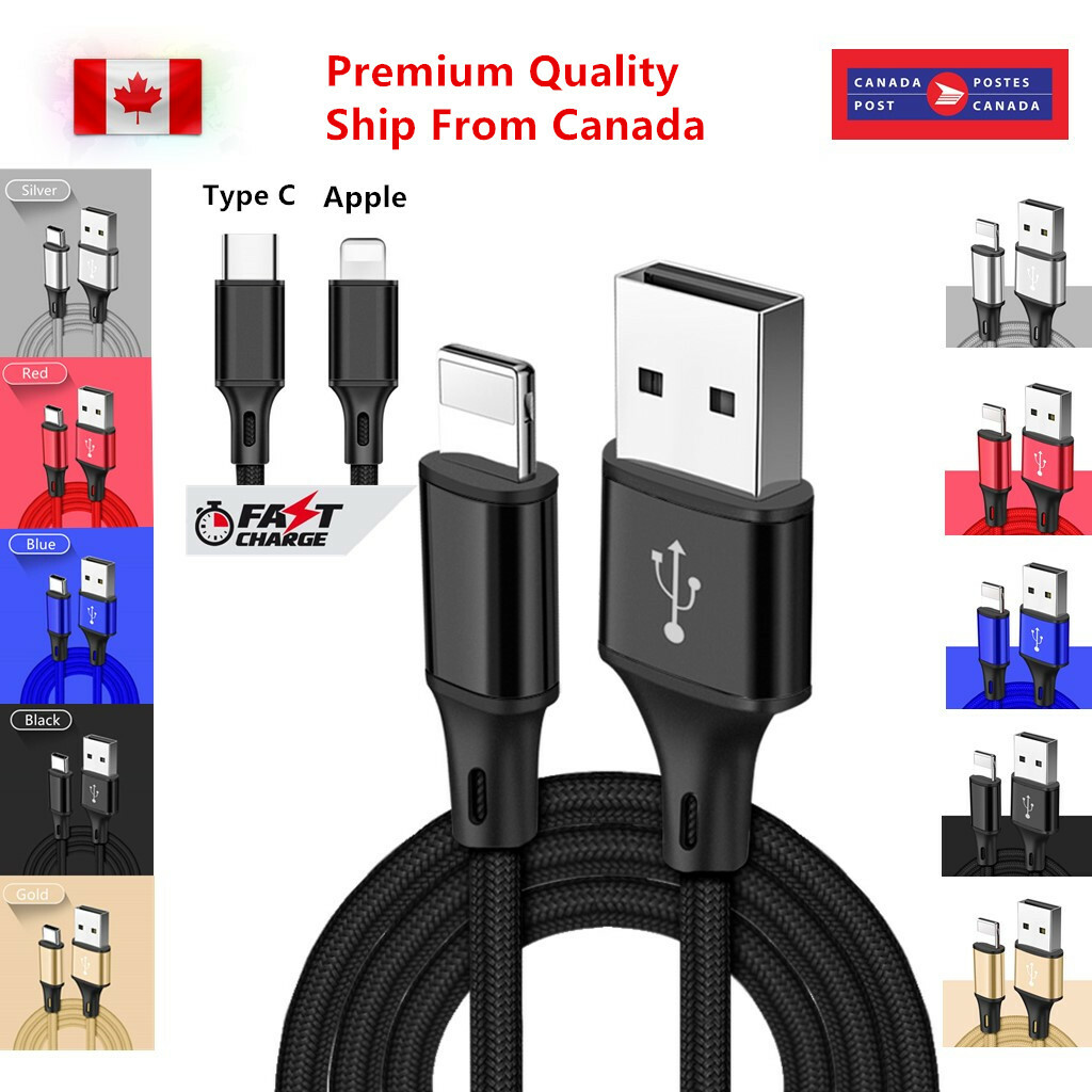 New Fast Charging USB Type C Apple Sync Cable Nylon for iPhone 12 X 8 Galaxy S New Fast Charging USB Type C Apple Sync Cable Nylon for iPhone 12 X 8 Galaxy S
