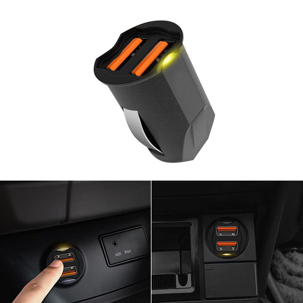 1PC Mini Dual USB Auto Phone GPS Charger Cigarette Lighter Adapter Accessories 1PC Mini Dual USB Auto Phone GPS Charger Cigarette Lighter Adapter Accessories