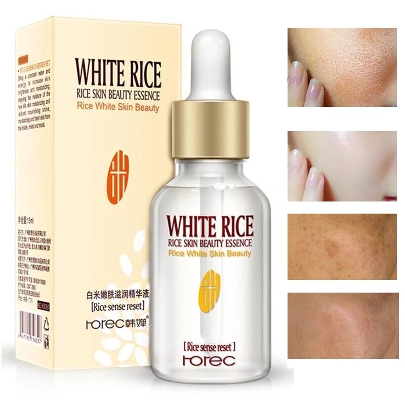 White Rice Serum HOREC Whitening Oil Beauty Skin Care Treatment Anti Aging 15ml White Rice Serum HOREC Whitening Oil Beauty Skin Care Treatment Anti Aging 15ml