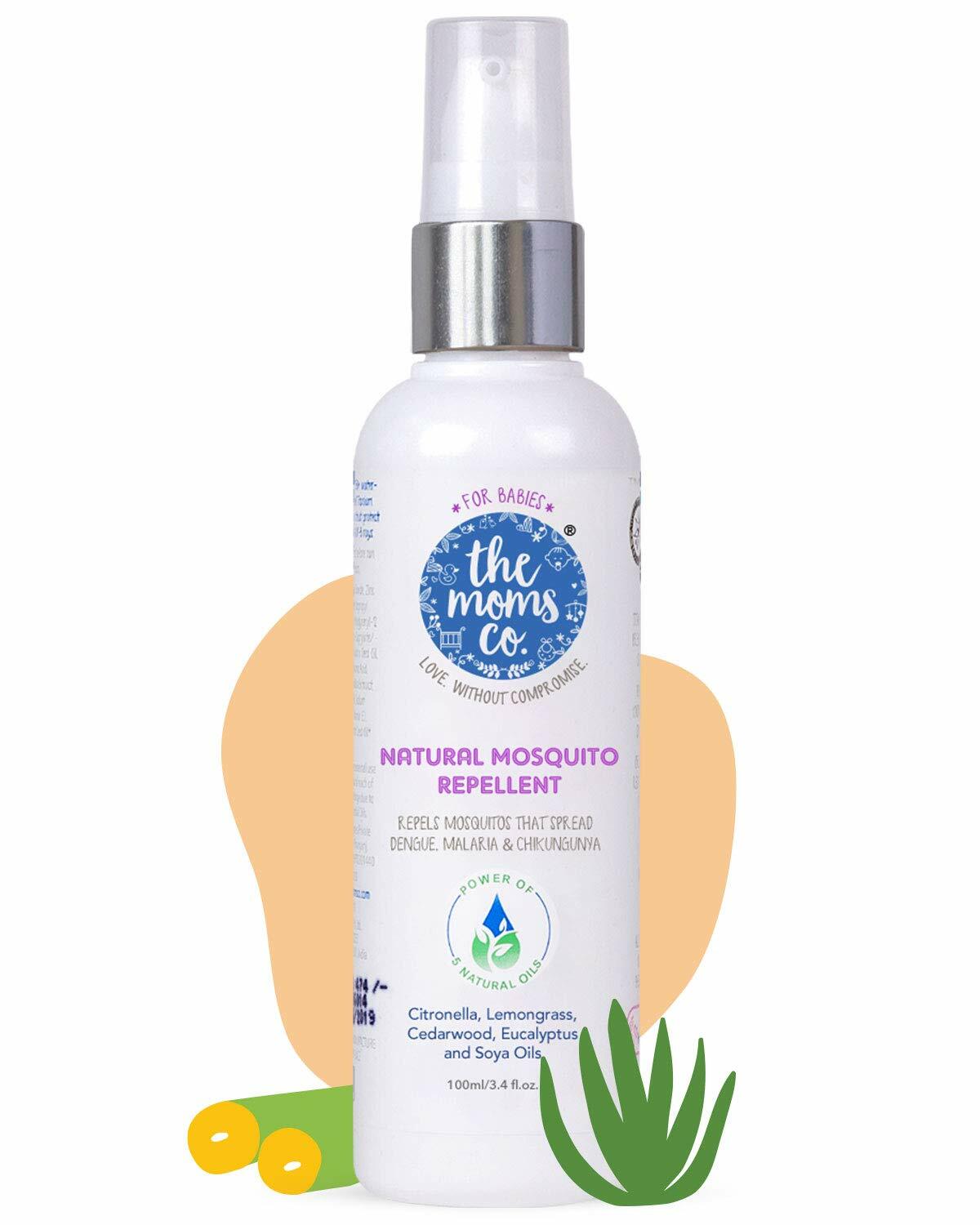 The Moms Co. Natural Mosquito Repellent for Babies Certified Toxin-Free (100ML) The Moms Co. Natural Mosquito Repellent for Babies Certified Toxin-Free (100ML)
